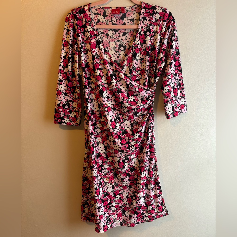 Floral Print Flowy Dress by Anne Klein